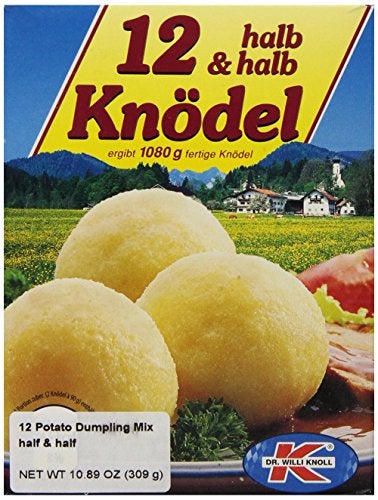 Dr. Willi Knoll 12 Traditional Bavarian Dumpling Mix, 10.89 ounce (Pack of  4) - Easy to Prepare and Delicious German Potato Dumpling Mix with 4